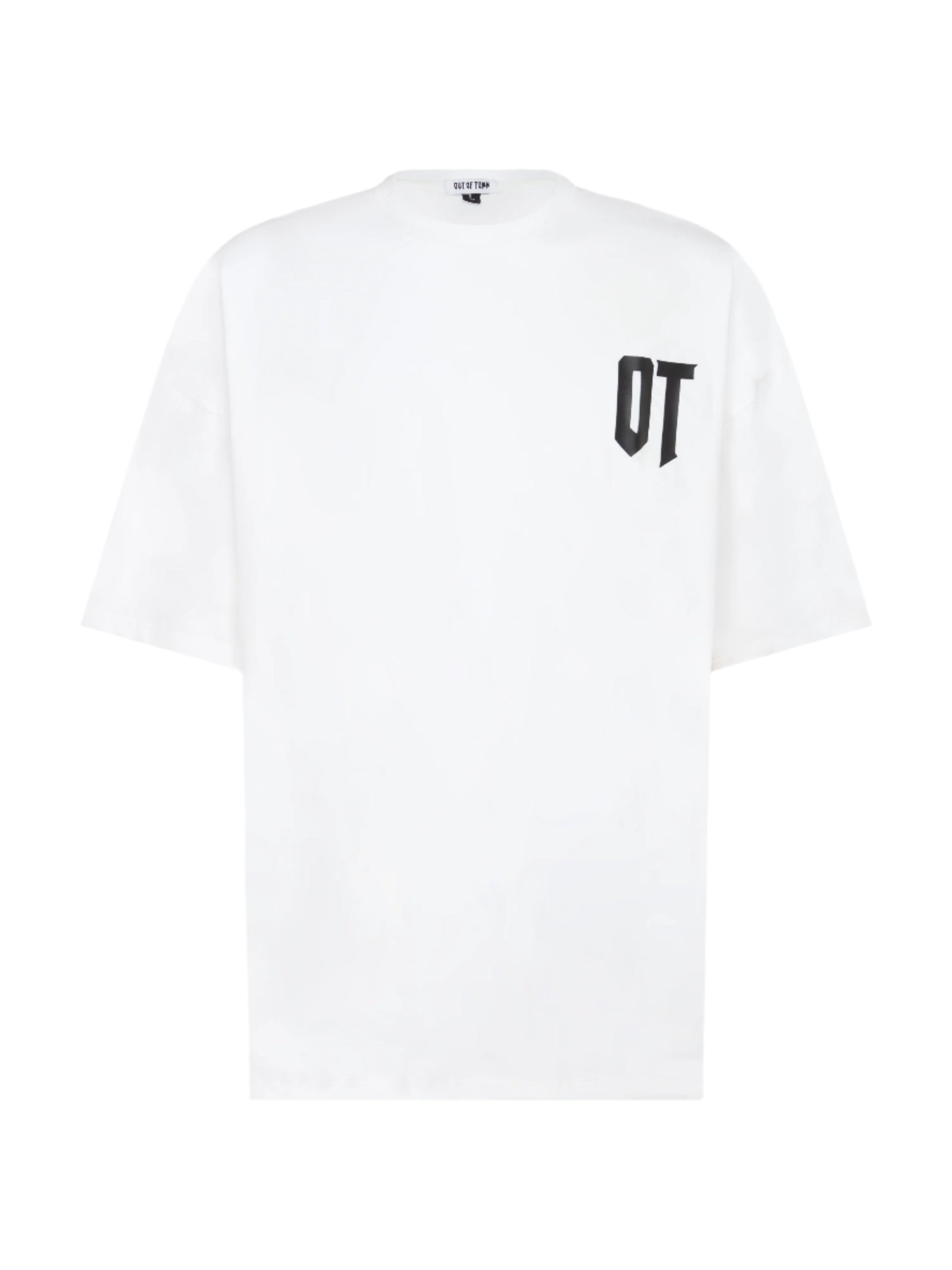 'OT logo' oversized shirt white