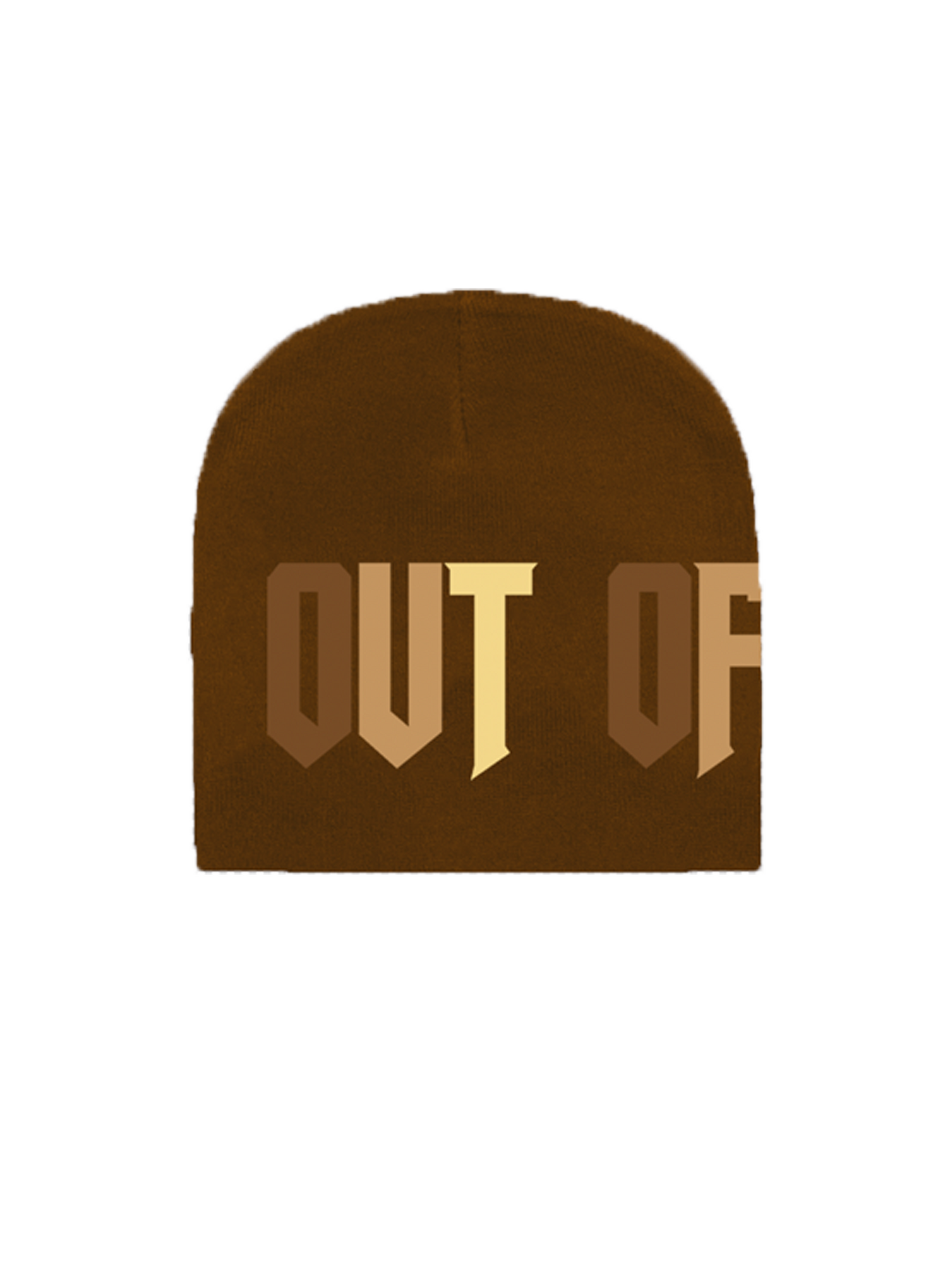 Out Of Town Beanie Hat Beige & Brown